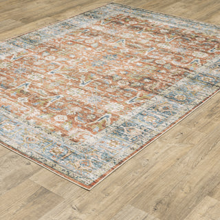 Oriental Weavers Charleston CHA04 Rust/Blue Area Rug Alternate Image