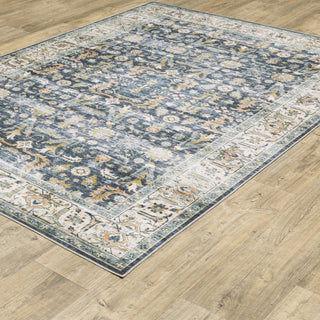 Oriental Weavers Charleston CHA05 Blue/Gold Area Rug Alternate Image