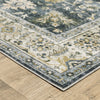 Oriental Weavers Charleston CHA08 Charcoal/Gold Area Rug Corner Image