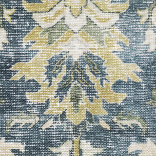 Oriental Weavers Charleston CHA08 Charcoal/Gold Area Rug Close-up Image