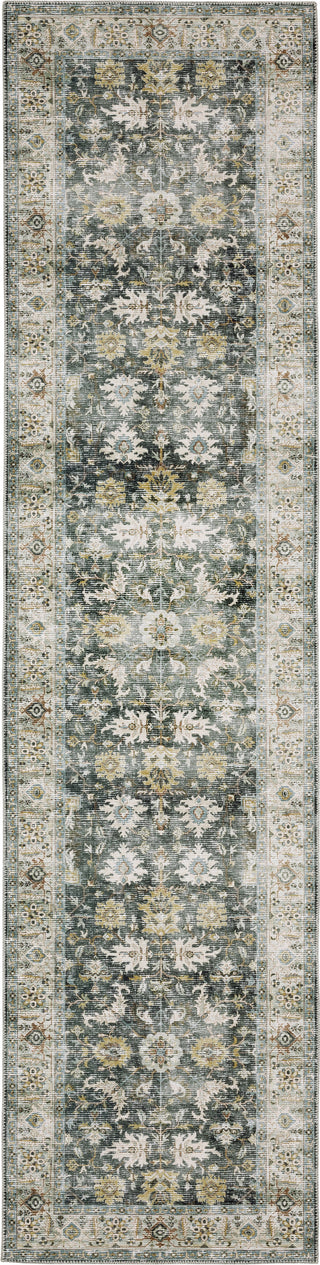 Oriental Weavers Charleston CHA09 Blue/Gold Area Rug Runner Image