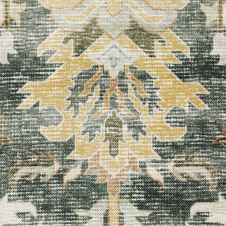 Oriental Weavers Charleston CHA09 Blue/Gold Area Rug Close-up Image