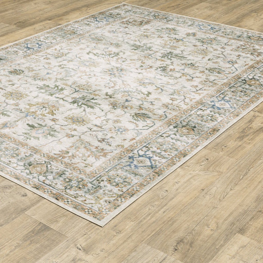 Oriental Weavers Charleston CHA10 Ivory/Multi Area Rug Incredible
