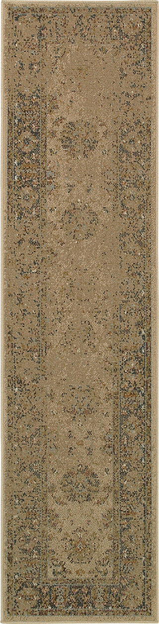 Oriental Weavers Chloe 1382G Beige/Blue Area Rug Runner