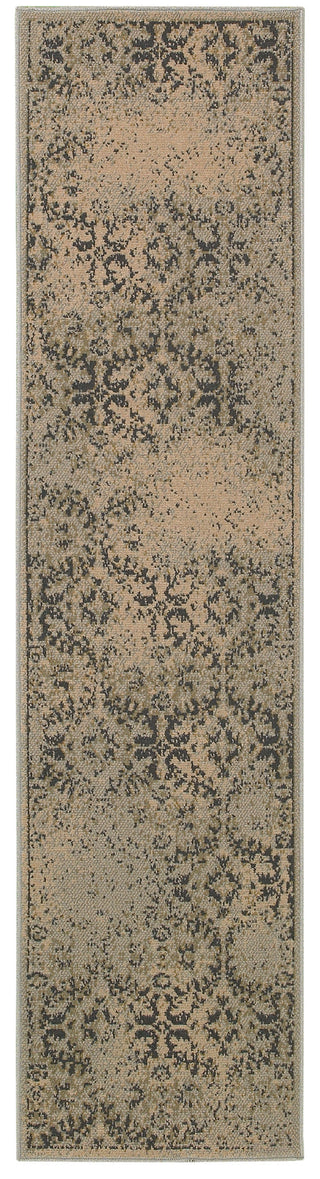 Oriental Weavers Chloe 3867C Beige/Blue Area Rug 1'10 X  7' 6