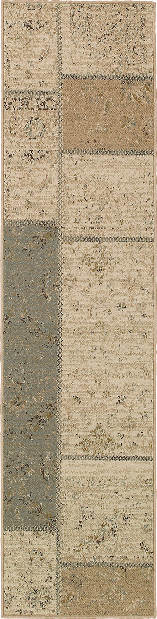 Oriental Weavers Chloe 3978C Ivory/Blue Area Rug Runner