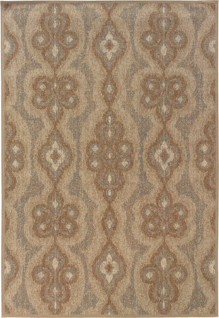 Oriental Weavers Chloe 3980A Blue/Beige Area Rug main image