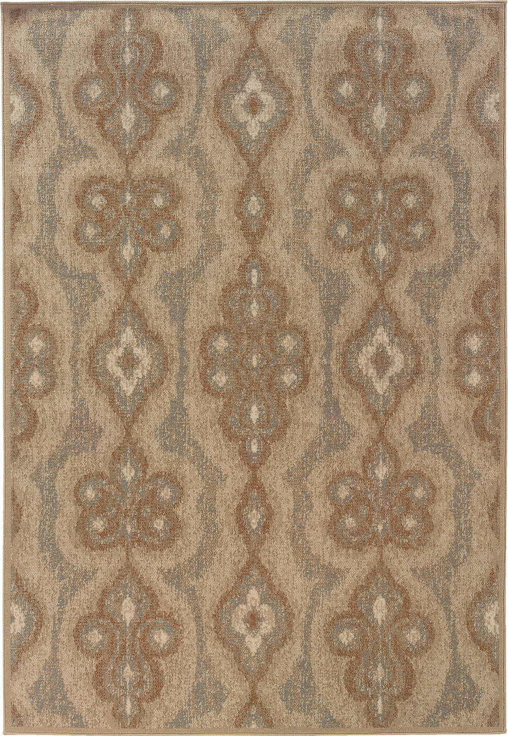 Oriental Weavers Chloe 3980A Blue/Beige Area Rug