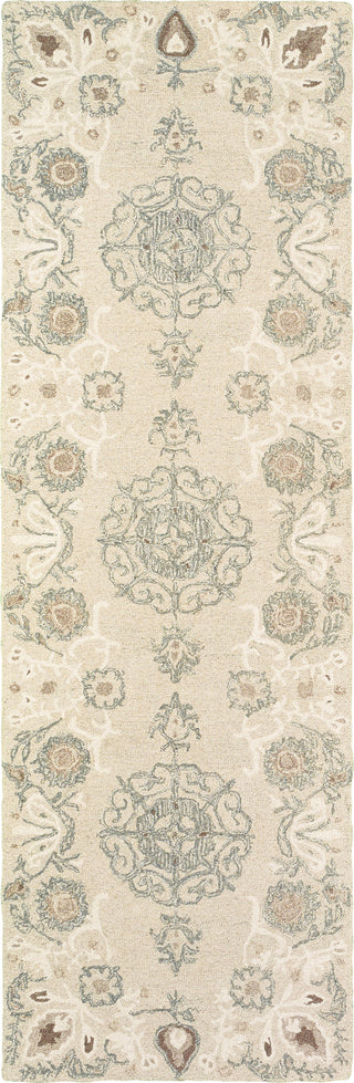 Oriental Weavers Craft 93000 Sand/ Ash Area Rug 2'6'' X 8' Runner