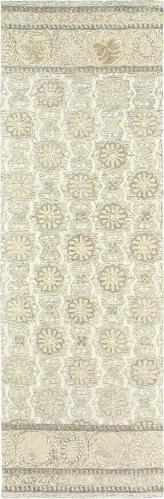 Oriental Weavers Craft 93002 Ash/ Sand Area Rug 2'6'' X 8' Runner