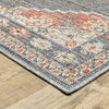 Oriental Weavers Cyprus 020B4 Blue/Multi Area Rug Corner Image