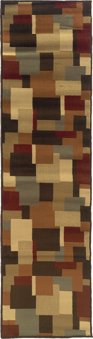 Oriental Weavers Darcy 2065D Brown/Beige Area Rug Runner Image