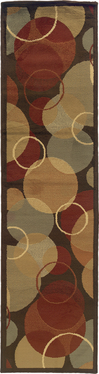 Oriental Weavers Darcy 2066D Brown/Gold Area Rug Runner Image