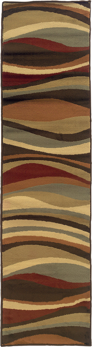 Oriental Weavers Darcy 4442N Brown/Multi Area Rug Runner Image