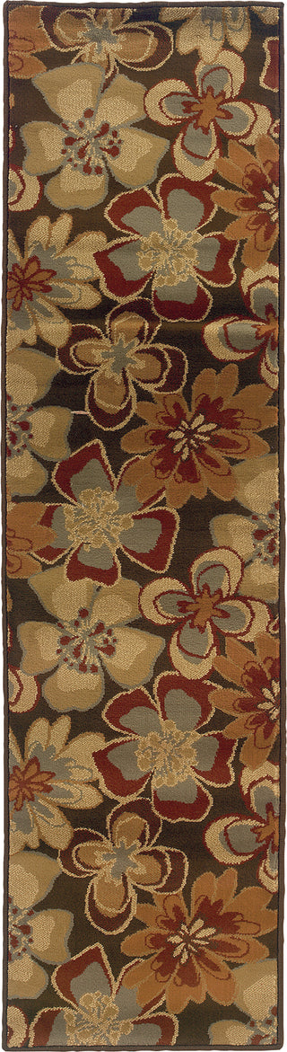 Oriental Weavers Darcy 5991N Brown/Multi Area Rug Runner Image