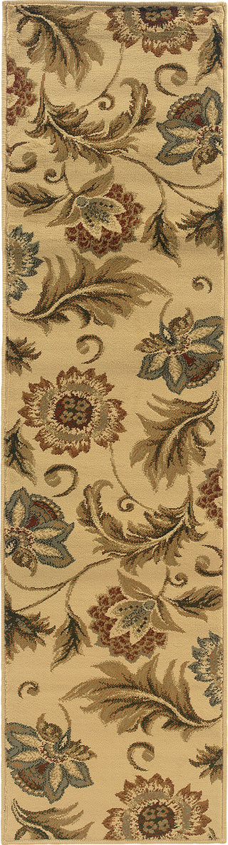 Oriental Weavers Darcy 701W9 Beige/Gold Area Rug Runner Image