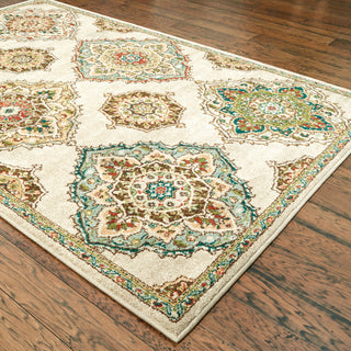 Oriental Weavers Dawson 8334A Beige/Multi Area Rug On Wood