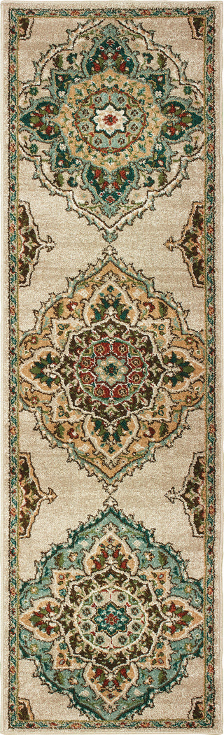 Oriental Weavers Dawson 8334A Beige/Multi Area Rug 2'3'' X 7'6'' Runner