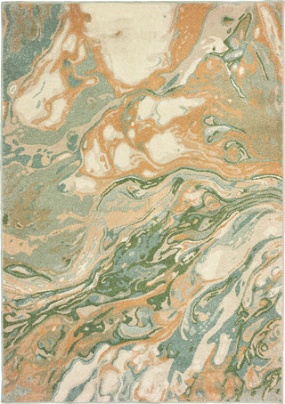 Oriental Weavers Dawson 8337A Green/Gold Area Rug main image featured