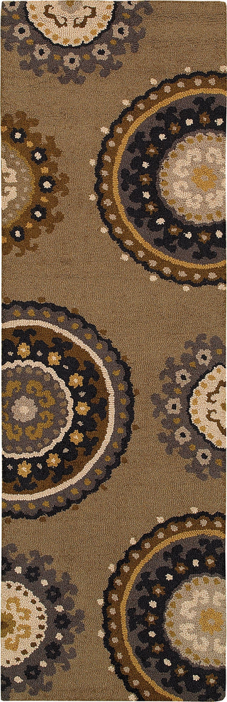 Oriental Weavers Eden 87105 Taupe/Blue Area Rug Runner