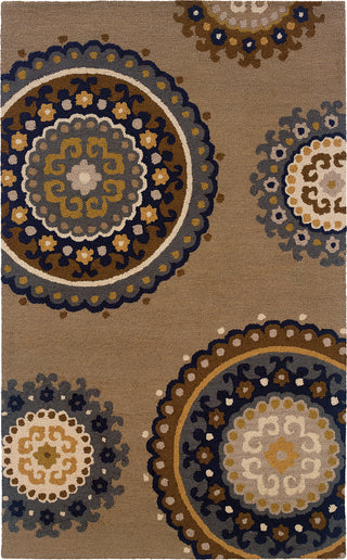 Oriental Weavers Eden 87105 Taupe/Blue Area Rug main image