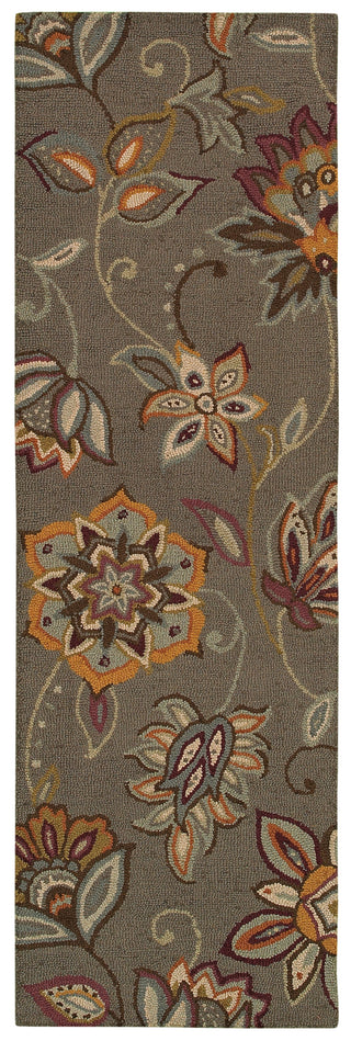 Oriental Weavers Eden 87111 Grey/Blue Area Rug 2' 6 X 8' 0 Runner