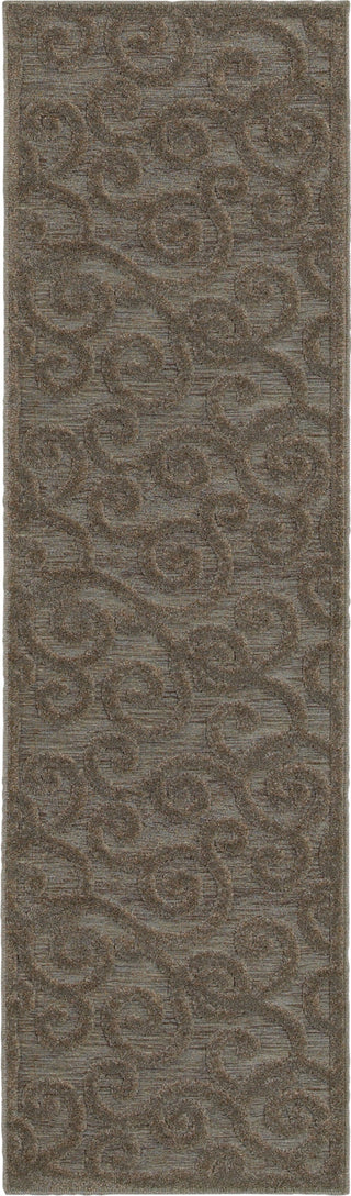 Oriental Weavers Elisa 119N2 Brown/ Grey Area Rug Runner