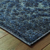 Oriental Weavers Elisa 501B7 Navy/ Blue Area Rug Corner