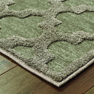 Oriental Weavers Elisa 8021N Brown/ Grey Area Rug Corner