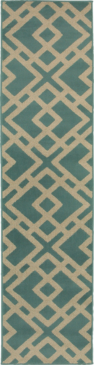 Oriental Weavers Ella 3685M Blue/Beige Area Rug Runner