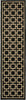 Oriental Weavers Ella 3885C Black/Beige Area Rug Runner