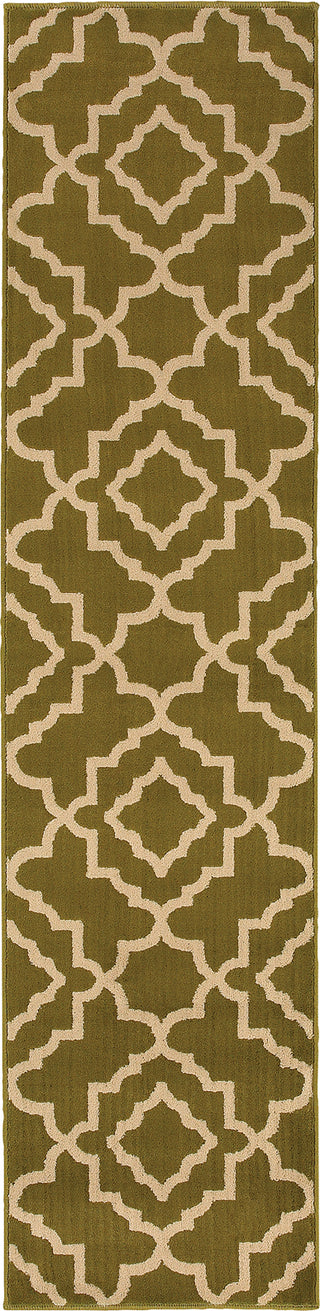 Oriental Weavers Ella 5185D Green/Beige Area Rug Runner