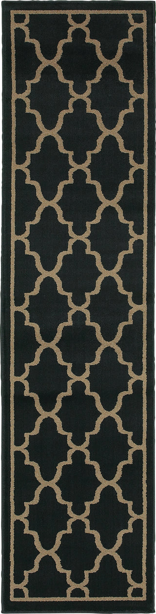 Oriental Weavers Ella 5186I Navy/Beige Area Rug Runner