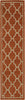 Oriental Weavers Ella 5186R Rust/Beige Area Rug Runner