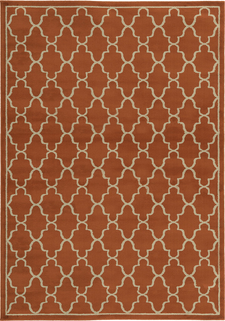 Oriental Weavers Ella 5186R Rust/Beige Area Rug main image