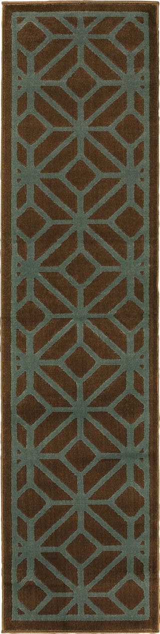 Oriental Weavers Ella 5188D Brown/Blue Area Rug Runner