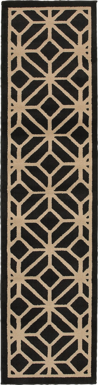 Oriental Weavers Ella 5188E Black/Beige Area Rug Runner