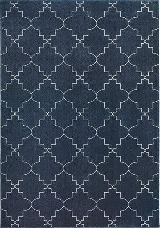 Oriental Weavers Ellerson 5994B Navy/Ivory Area Rug main image featured