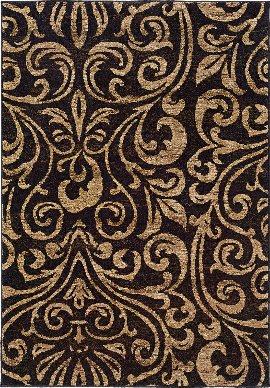 Oriental Weavers Emerson 2033C Black/Gold Area Rug – Incredible
