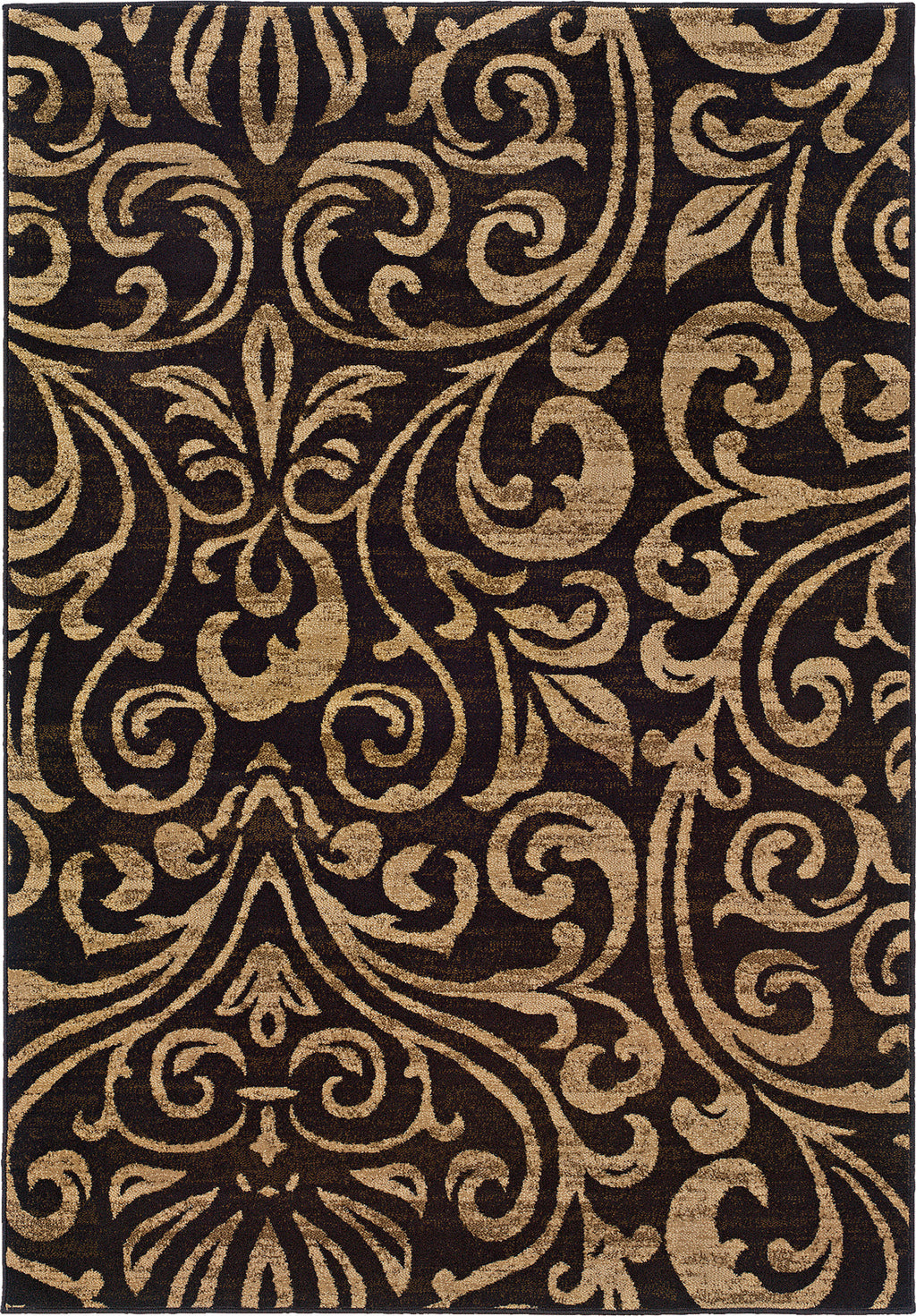 Oriental Weavers Emerson 2033C Black/Gold Area Rug main image featured
