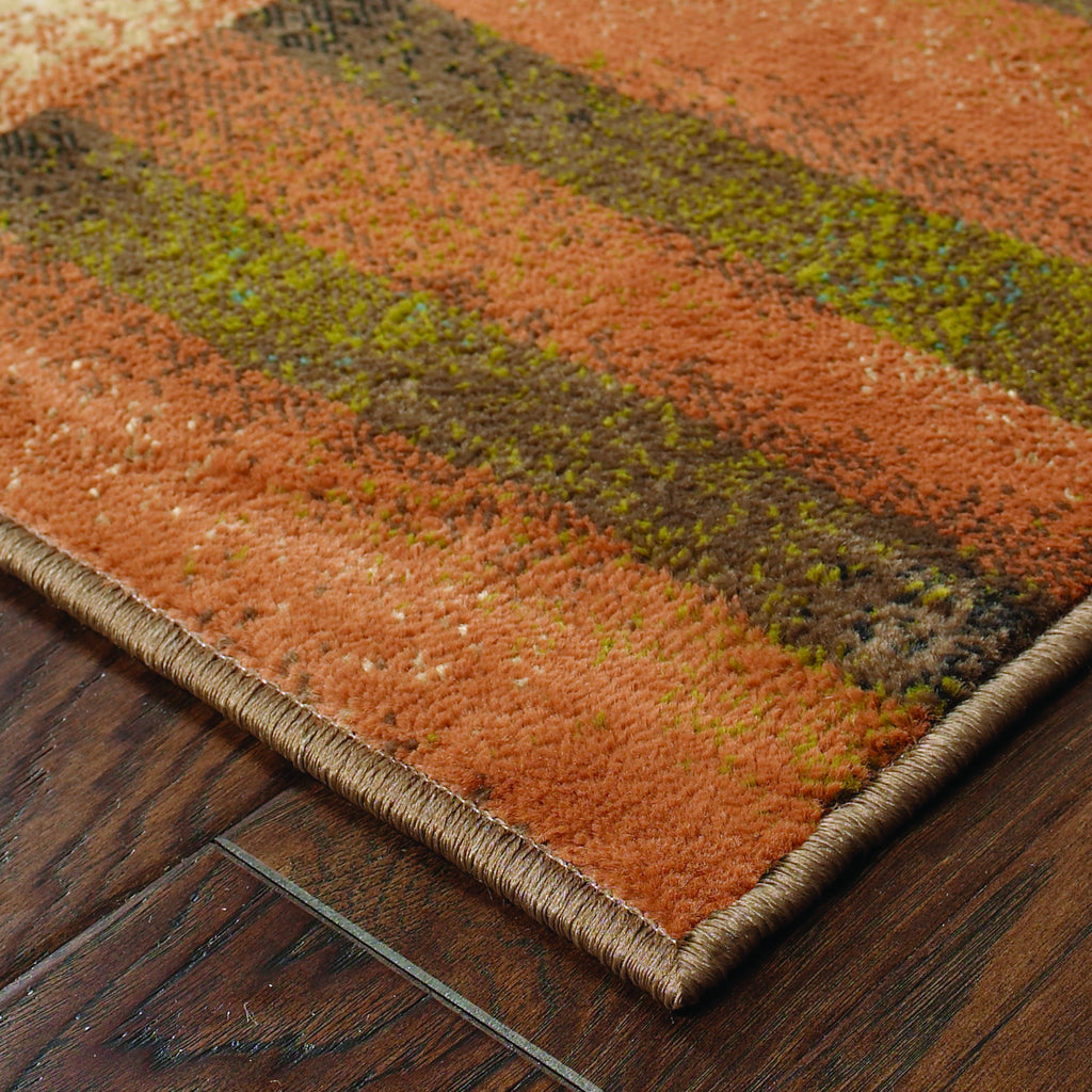 Oriental Weavers Emerson 2231A Brown/Gold Area Rug Incredible Rugs