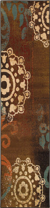 Oriental Weavers Emerson 2822A Brown/Blue Area Rug 1'10'' X 7'6'' Runner