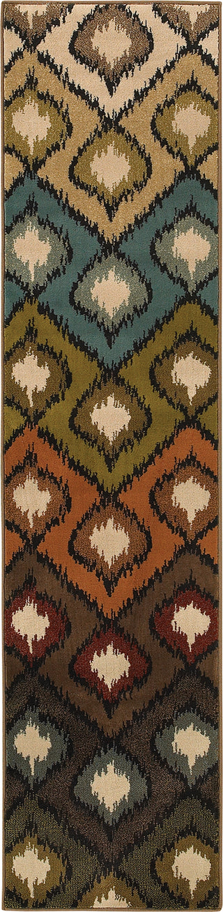 Oriental Weavers Emerson 3309A Beige/Gold Area Rug Runner