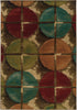 Oriental Weavers Emerson 3680B Brown/Teal Area Rug main image