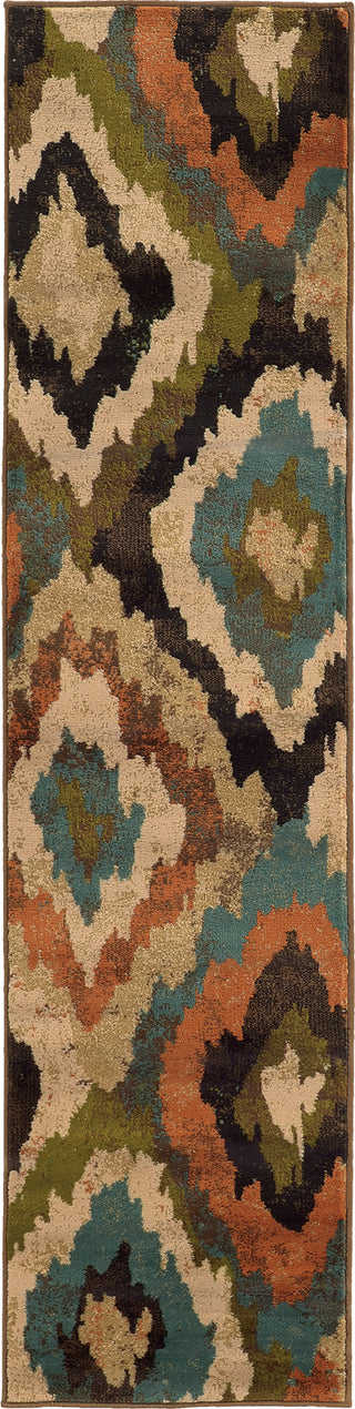 Oriental Weavers Emerson 4875A Blue/Brown Area Rug Runner