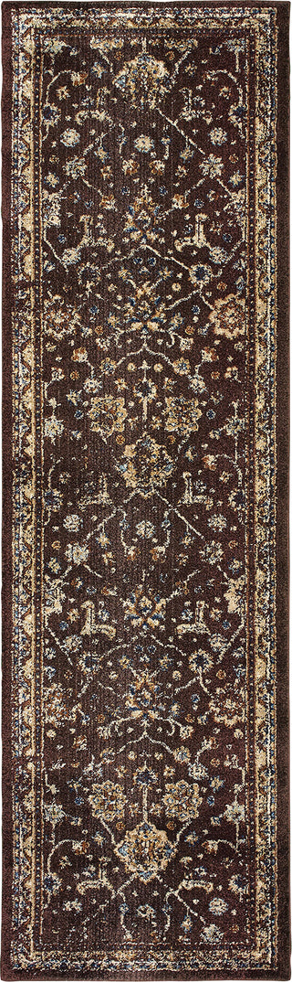 Oriental Weavers Empire 113D4 Brown/ Ivory Area Rug Runner