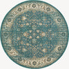 Oriental Weavers Empire 114L4 Blue/ Ivory Area Rug 7'10'' Round