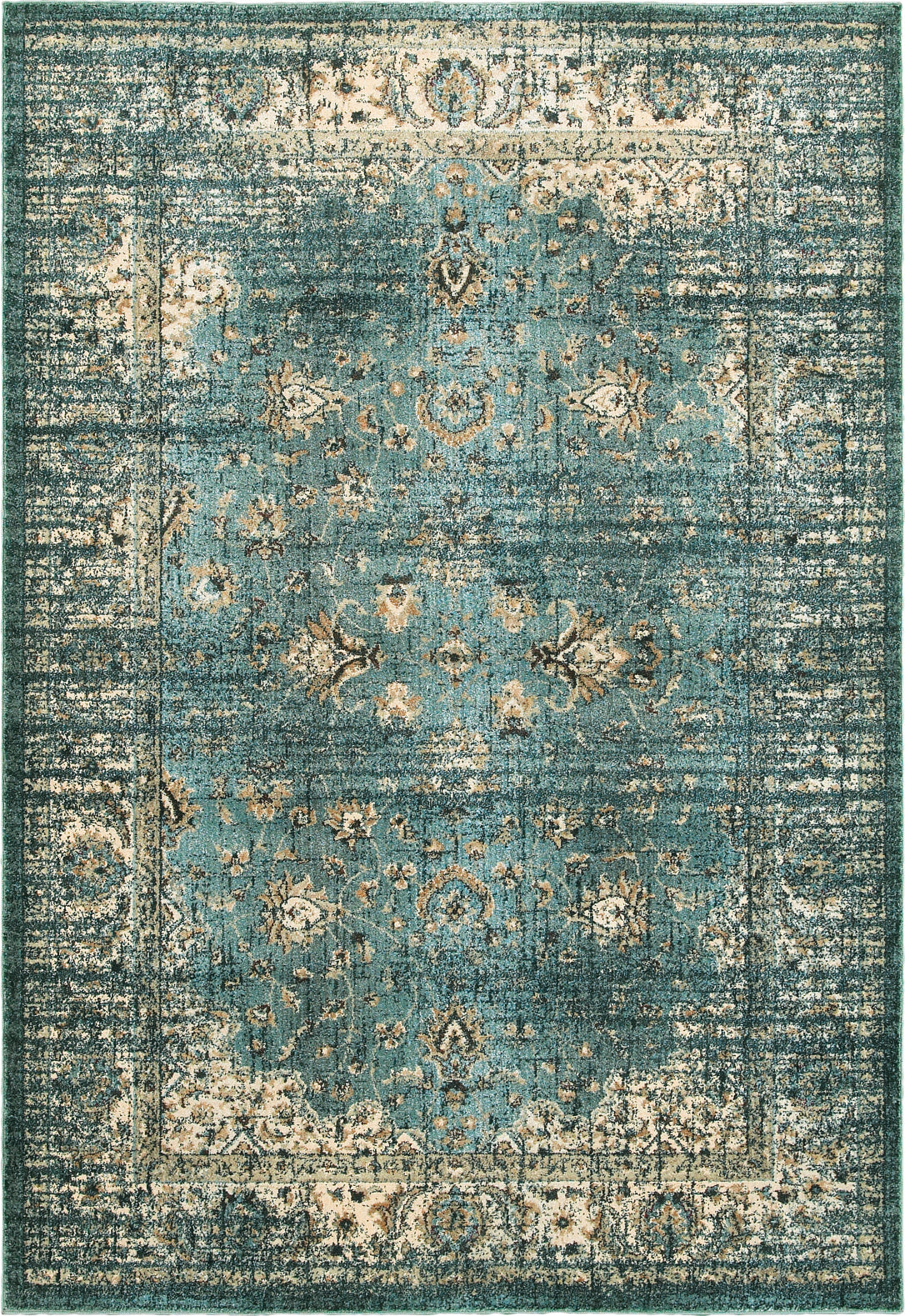 Oriental Weavers Empire 114L4 Blue/ Ivory Area Rug main image featured