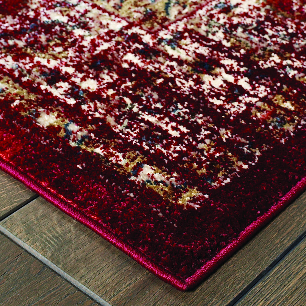 Oriental Weavers Empire 114R4 Red/ Ivory Area Rug Incredible Rugs and