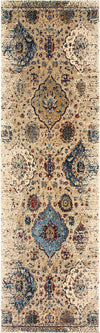 Oriental Weavers Empire 028W4 Ivory/ Blue Area Rug 2'3'' X 7'6'' Runner